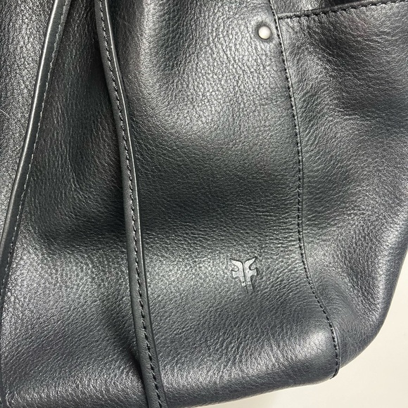 Frye Olivia Black Leather Backpack - Picture 8 of 12